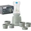 Nuvita 1163 Warm'n'Mix Scaldabiberon Portatile a batteria con Funzione di Riscal