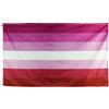 1Pc Fashion LESBIAN poliestere bandiera arcobaleno bandiera durevole grande