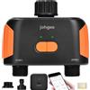 Johgee Timer Irrigazione Wifi 2 vie, Computer Giardino, Controllo Automatico Intelligen