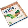 GIOTTO Di Natura - Astuccio Da 24 Matite A Pastello Colorate, 3.8 mm, Colori Int