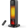 Neqraxis Termoventilatore a Colonna, Stufa Elettrica Basso Consumo 2200W PTC, Stufa Elett
