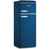 Severin FRIGORIFERO DOPPIA PORTA RETRO' VINTAGE ANNI 50 SEVERIN KS9954 Blu Cl. (E)