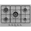 Hisense GM772XF Piano Cottura a Gas, 5 Zone di Cottura, Bruciatore Wok Doppia Co