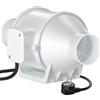 HG Power Ventilatore centrifugo, Estrattore Ventilatore in linea Super Leggero e