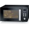 SEVERIN FORNO MICROONDE + GRILL 25LT 900W 3 IN 1 MOD.7752 + PIATTO PIZZA BLACK