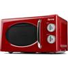 Girmi FM21 Forno Microonde Combinato, Vintage Design, 20 Litri, 700+800W, Cottur