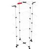 Vileda Mixer 4 Stendibiancheria a Torre, Ripiegabile, con Ruote, Metallo, Bianco