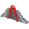 Valex Set di 12 Chiavi Combinate, misure da 6 a 22 mm, in Acciaio Satinato, supp
