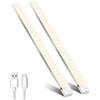 OUILA Luce Armadio LED con Sensore di Movimento Luci Sottopensile Cucina | 60 CM