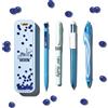 BIC My Summer Collection Blue Box - Set Cancelleria con Penna 4Colori Gel Azzurr