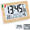 ADE Orologio digitale da tavolo o parete | con due orari di sveglia | Grandi num