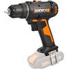 WORX WX100.9 Trapano avvitatore a batteria 20 V - 20 + 1 livello di coppia fino
