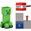 Mattel Minecraft - Creeper Pietra Rossa, set da collezione ispirato al videogioc