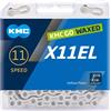 KMC X11EL Silver Waxed 118L chain