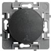 DEBFLEX - Casual Evo - Meccanismo VMC - Controllo per ventilazione centralizzata - Terminali di collegamento automatici - ABS - Installazione a incasso - Nero - 76 x 76 x 34 mm