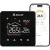 SALCAR, termostato WiFi per riscaldamento intelligente, per riscaldamento a pavimento e acqua, programmabile, LCD, termostato ambiente, per caldaia, con WLAN, termostati per riscaldamento digitali