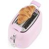 Salter Retro Tostapane 2 fette, rosa, 7 livelli di doratura, 930 W