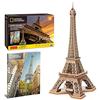 CubicFun Puzzle 3D Kit Modello Torre Eiffel National Geographic, Regali