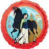 amscan Mayflower Products 42026 Palloncino Anagram Mulan in alluminio, 43 cm, multicolore