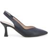 Melluso Décolleté donna slingback in pelle nero d168q