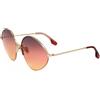 Victoria Beckham Occhiali da Sole Victoria Beckham VB220S Gold/grey red honey 64/15/140 Donna
