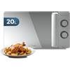 Cecotec Microonde 20L ProClean 3060 Mirror Wave. Rivestimento Ready2Clean, Tecnologia 3DWave, 700 W, 20 L, Colore Argento