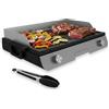 Cecotec Barbecue Elettrico Perfectroast 3000 Inox Max. 3000W, Superficie di Cottura 30 x 50 cm, 2 Aree di Cottura, Rivestimento Antiaderente, Metallico