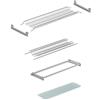 AERREGI KIT SCOLAPIATTI IN ACCIAIO INOX DI ALTA QUALITA' 86cm PER PENSILI DA 90c