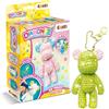DIAMONDZ CRYSTAL PAINTING CRAZE DIAMONDZ - Set portachiavi orsetto 3D - Set portachiavi orsetto fai da te dipinto con diamanti, pittura a diamante per bambini con accessori