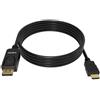 Vision TC 2MDPHDMI8K/BL cavo e adattatore video 2 m DisplayPort HDMI Nero (2 m D