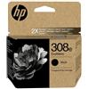 HP Cartuccia di inchiostro nero originale EvoMore 308e (OEM HP 7FP22UE/308E Prin