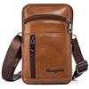 hengwin Porta Telefono da Cintura in Vera Pelle, Borsa a Tracolla per Cellulare con Cinturino, Piccolo Marsupio per Uomo, Fondina Porta Soldi da Viaggio, Cintura Porta Smartphone Portafoglio Borse