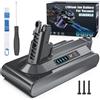 Morpilot Batteria per Dyson V10 SV12, 8000mAh Batteria di Ricambio per Dyson Cyclone V10 Animal, Absolute, Motorhead, Fluffy, Total Clean, Aspirapolvere
