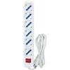 yefix Multipresa 6 Uscite Schuko 10/16A con Spina 16A e Interruttore On/Off | Ciabatta Elettrica con Cavo 1,5M