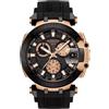 Tissot Orologio Tissot T-Race Cronografo Quadrante Nero PVD Oro Rosa T115.417.37.051.00