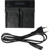vhbw Caricatore per Canon MV930 MV900 MV950 MV830i MV890 MV850i MV960 4.2/8.4V duale