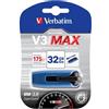 Verbatim 0000030609 Verbatim PEN DRIVE 32 GB V3 MAX STORE'N'GO USB3.0 (49806) BLU