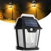 Driwei Faretto da esterno Led con pannello solare ricaricabile sensore movimento luce