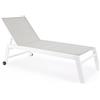 Yes Everyday Lettino prendisole alluminio HILDE Bianco cloud 0662914