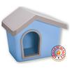 Imac Zeus 70 Cuccia da esterno in Plastica per Cane 72x62x62h cm Azzurro Chiaro