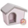 Imac Zeus 70 Cuccia da esterno in Plastica per Cane 72x62x62h cm Rosa Chiaro