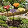 Pali da per giardino in Resina Colorati 4pz 4,5x23cm per Letti Floreali e