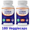 Vitamatico LITIO OROTATO VITAMATIC 20 mg 2x90veggiecaps più potente SPEDIZIONE GRATUITA