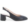 Melluso Décolleté slingback donna in pelle nero e1301q