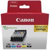 Canon 2078C007 cartuccia d'inchiostro 5 pz Originale Nero, Blu, Ciano, Magenta,