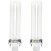Gi Star 2 lampade UV bulbo ricambio 9W per fornetto UV ricostruzione asciuga unghie