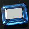 Senza marchio Acquamarina Blu Brasile 16,40 Ct Certificata 16x12 MM Smeraldo AAA+ Gemma
