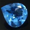Senza marchio Pietra preziosa naturale 5,25 ct certificata Brasile acquamarina blu 12x11 mm...