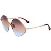 Victoria Beckham Occhiali da Sole Victoria Beckham VB220S 731 GOLD/PURPLE CAMEL AZURE 64/15/140