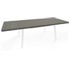 Keter Tavolo da Giardino Allungabile in Resina 160/240 cm Bianco Tortora Keter Harmony